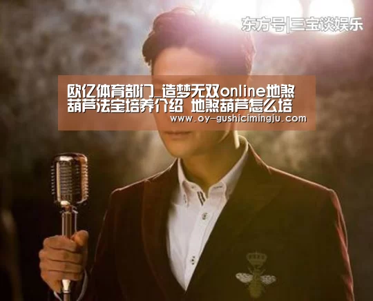 欧亿体育部门_造梦无双online地煞葫芦法宝培养介绍 地煞葫芦怎么培养